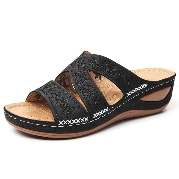 Orthopaedic Slip-On Sandals With Thick Platform For Comfort