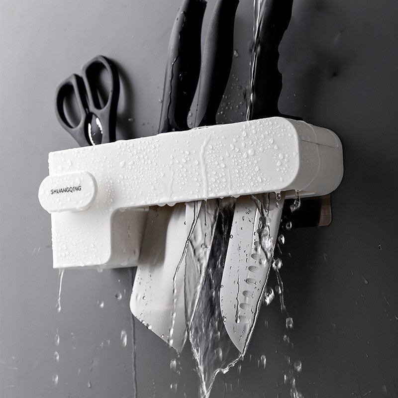 Kitchen Knife Rack Wall Mounted Organizer For Easy Storage