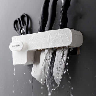 Kitchen Knife Rack Wall Mounted Organizer For Easy Storage