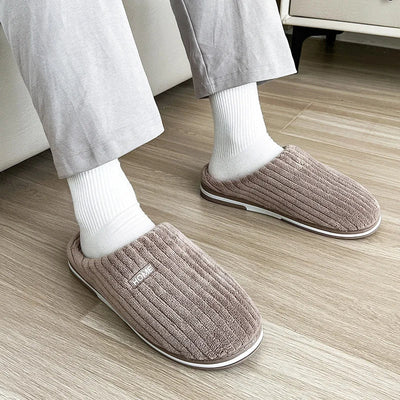 Winter Cotton Slippers Soft Warm Indoor Non Slip Comfort Footwear