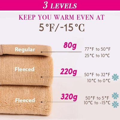 Flawless Legs Translucent Warm Fleece Pantyhose For Comfort