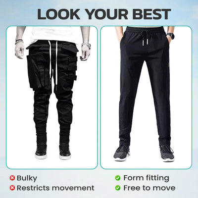 Unisex Quick Dry Stretch Pants Pull-on Lightweight Comfort