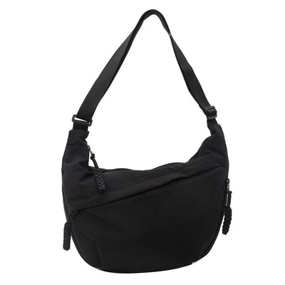 Women's Nylon Crossbody Bag Plain Color Fashion Hobo Style Tote