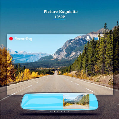 HD Rearview Mirror Dash Cam 1080P For Cars And Trucks