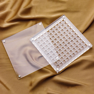 Acrylic Seashell Display Box With Magnetic Closure For Collections