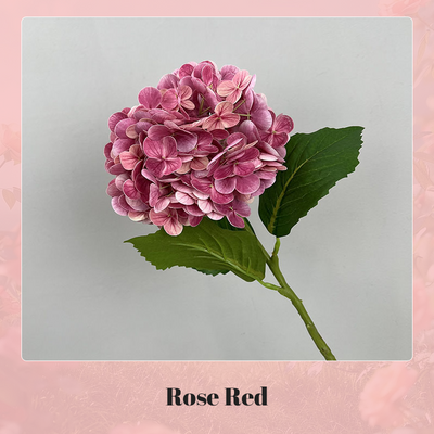 3d Hydrangea Artificial Flower Realistic Decorative Bloom