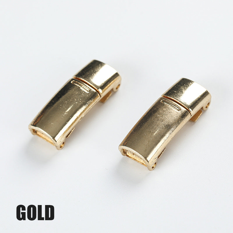 Magnetic Shoelace Buckle Metal Quick Secure Closure
