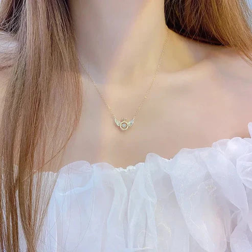 Angel Wings Necklace Elegant Pendant Jewelry For Women Gift