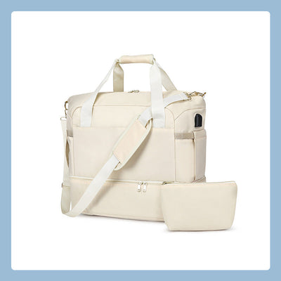 Large Capacity Travel Bag Durable Lightweight Spacious Luggage Tote