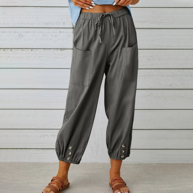 Women's Wide Leg Pants Loose Straight Comfortable Trousers