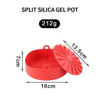 2-in-1 Air Fryer Silicone Pot For Easy Cooking And Baking