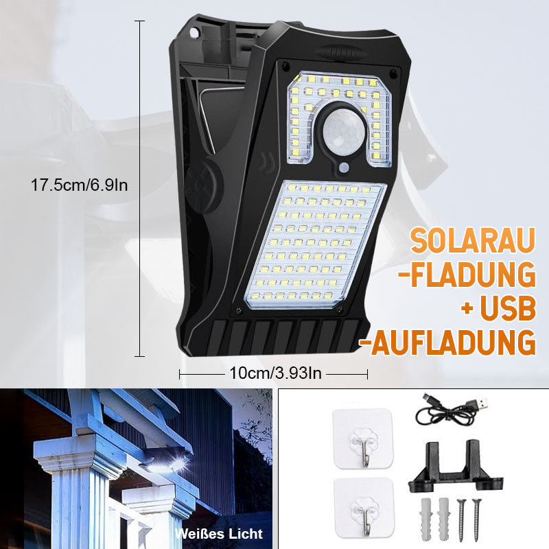 Waterproof Solar Clip Light Outdoor Portable Garden Lamp