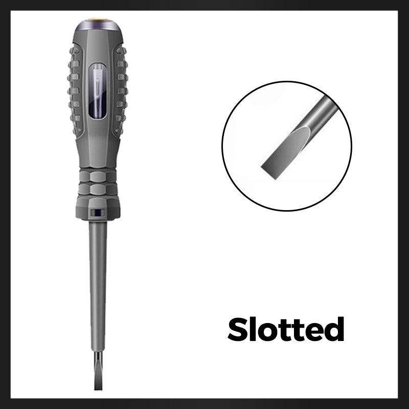 2-in-1 Magnetic Screwdriver With Strong Torque And Electricity Detector