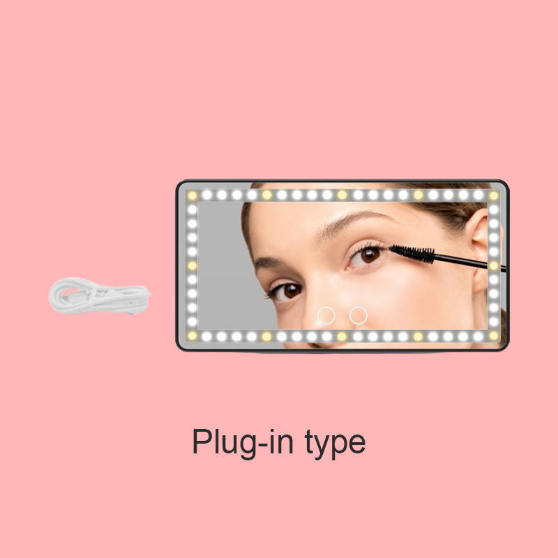 Car Sun Visor Illuminated Makeup Mirror With Long Lasting Battery