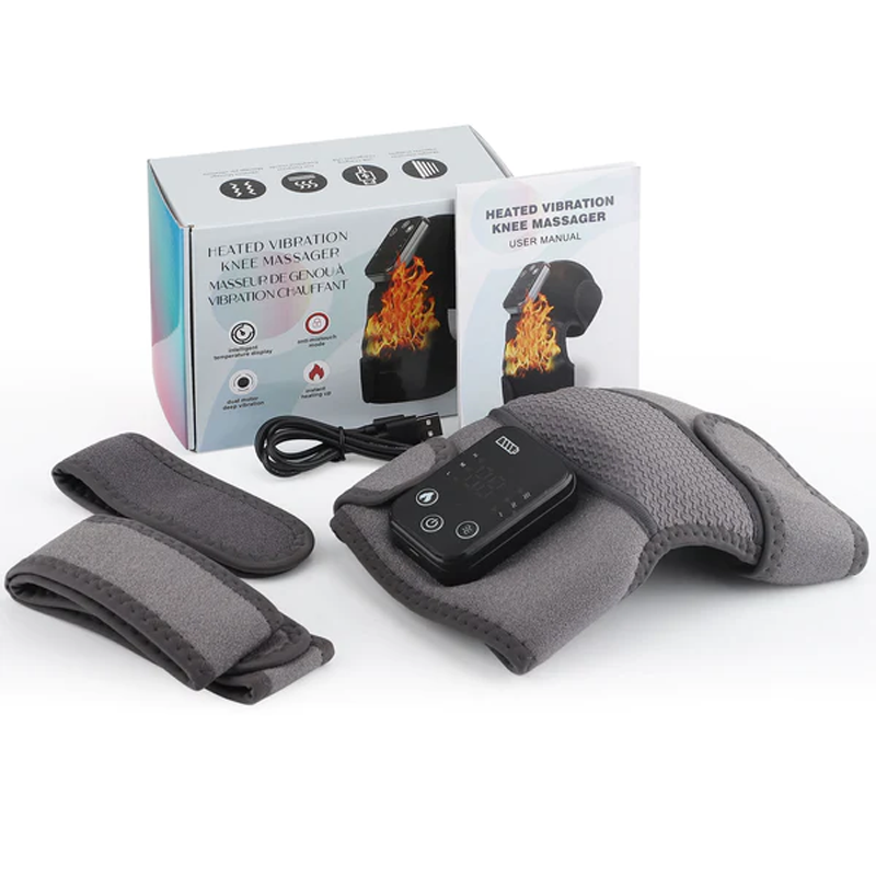 Heated Knee Massager With Vibrating Shoulder And Joint Relief