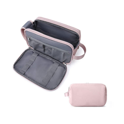 Large Capacity Wash Bag Durable Twill Travel Toiletry Organizer