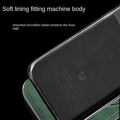 Leather Magnetic Phone Case Stand Holder For Mobile Devices