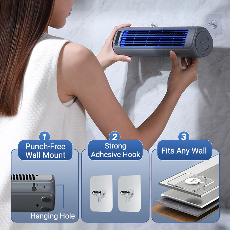 Portable Tower Fan With Turbo Speed And Compact Design
