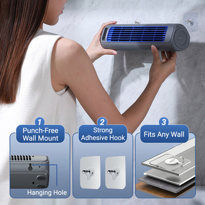 Portable Tower Fan With Turbo Speed And Compact Design