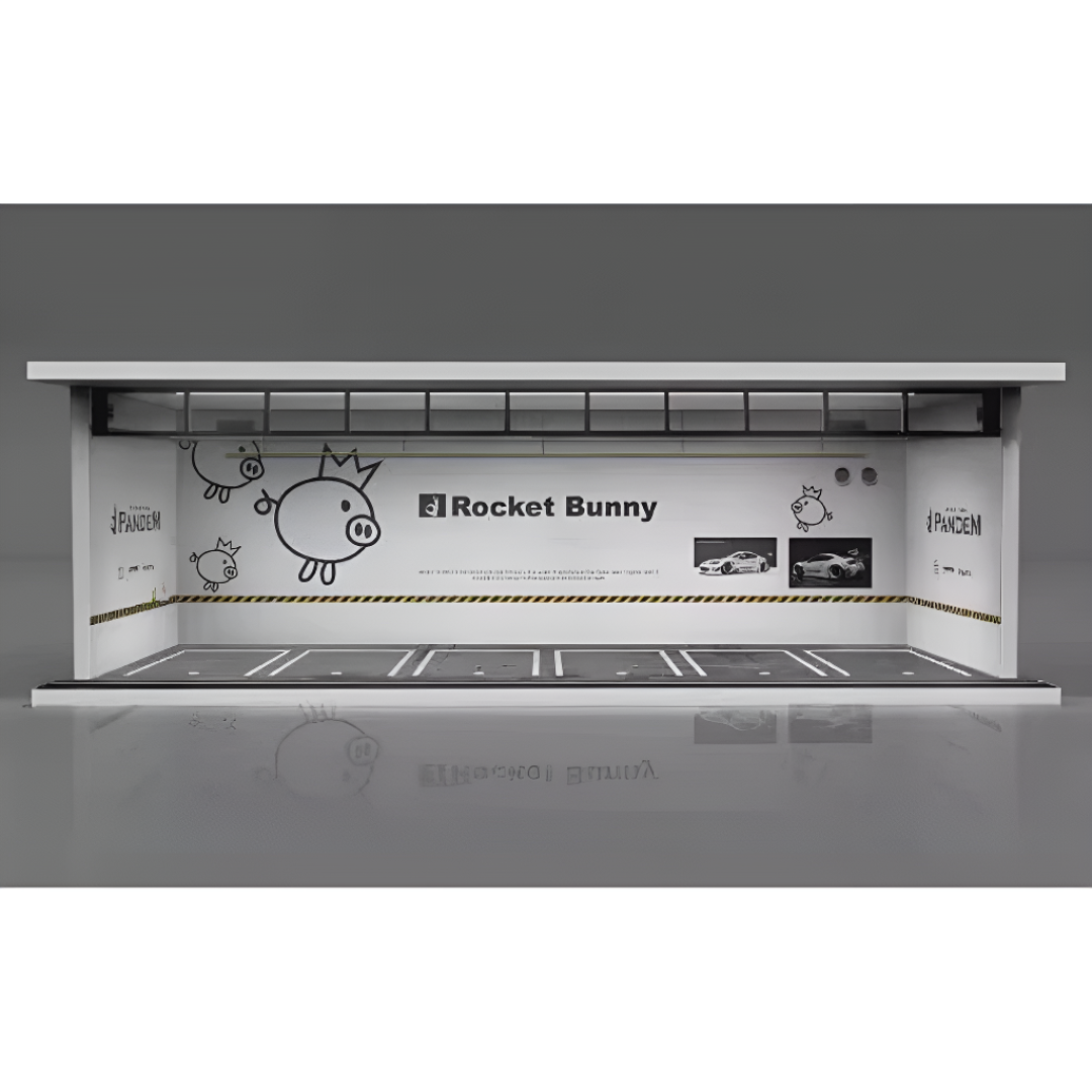 Miniature Car Garage For 1:24 1:43 And 1:64 Model Cars