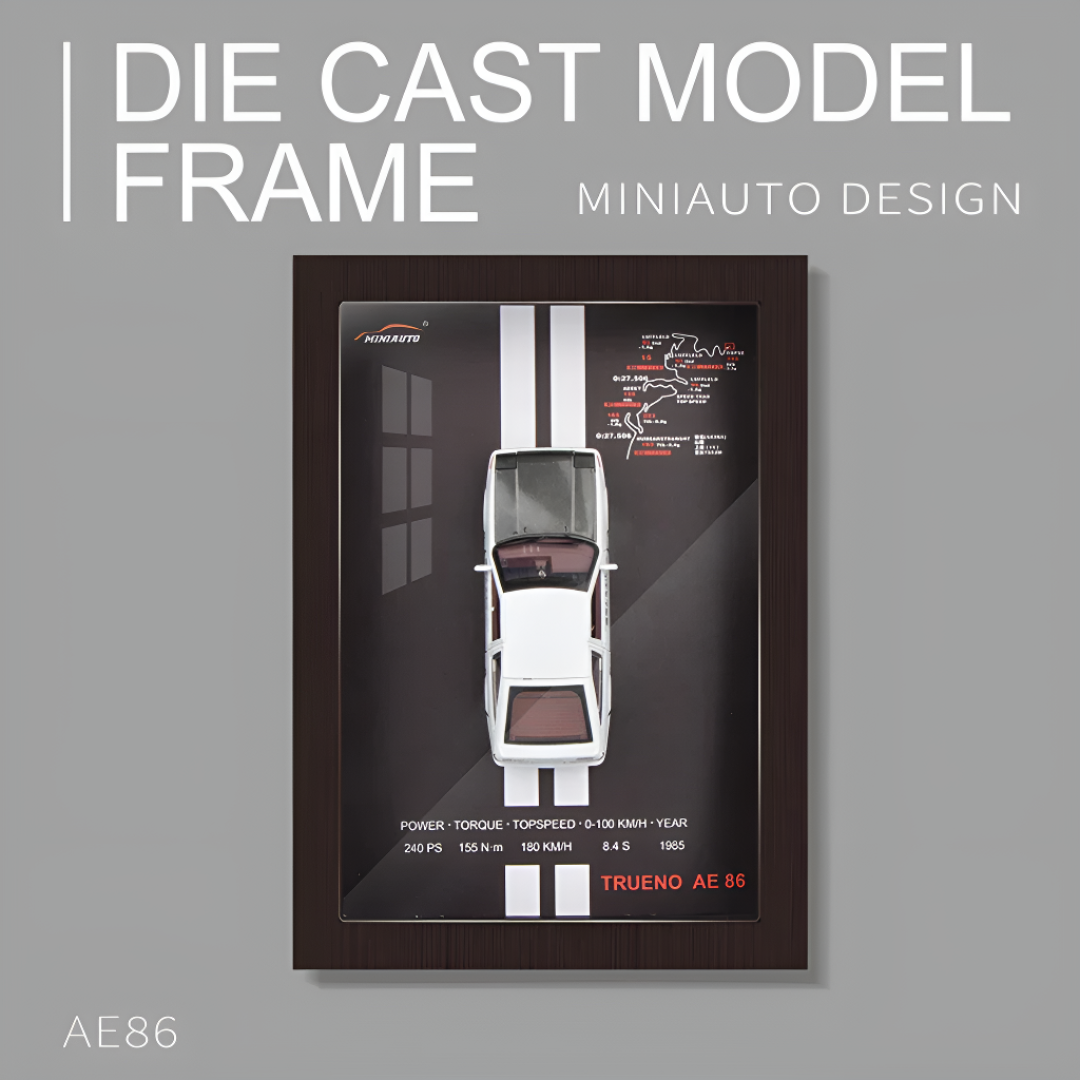 Sports Car Wall Art Diecast Car Frame Decoration