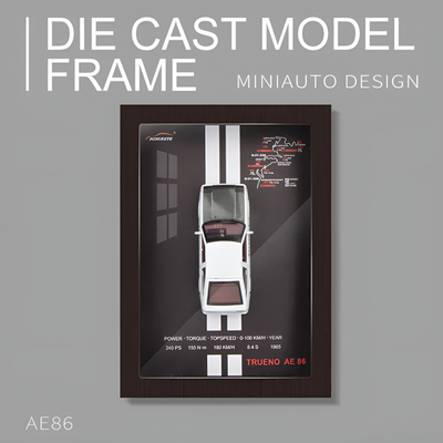 Sports Car Wall Art Diecast Car Frame Decoration