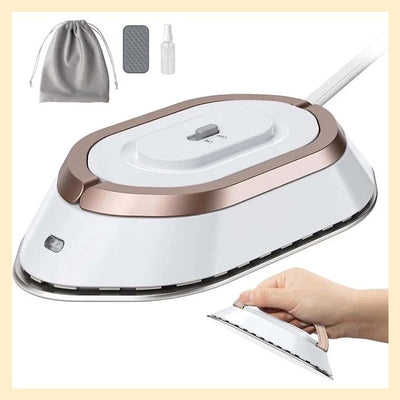 Dual Voltage Travel Iron Compact Lightweight Portable For Trips
