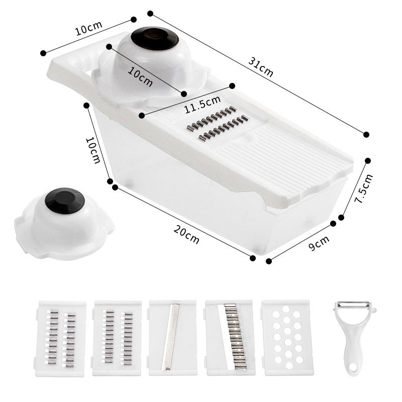 1.5L Vegetable Cutting Set With Multi-Function Kitchen Tools