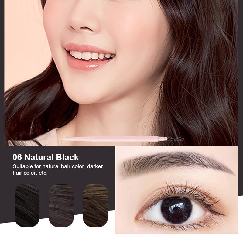 Double-Head Rotating Fine Eyebrow Pencil For Precise Shaping