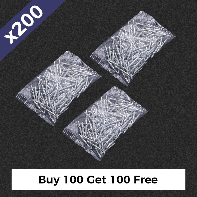 Double-Head Skirting Thread Seamless Strong Durable Nail