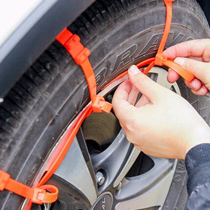 Snow Tire Chains Anti-Skid For Improved Winter Traction Safety