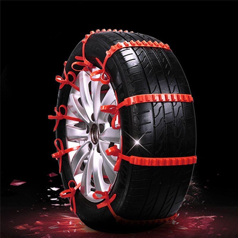 Snow Tire Chains Anti-Skid For Improved Winter Traction Safety