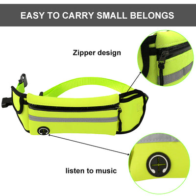 Dog Walking Waist Bag For Hands Free Outdoor Sports