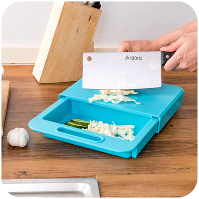 Multifunction Kitchen Chopping Board With Sink Drain Basket And Tools