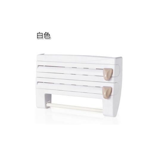 4-in-1 Kitchen Roll Holder Dispenser For Foil Film Wrap Tissue Paper