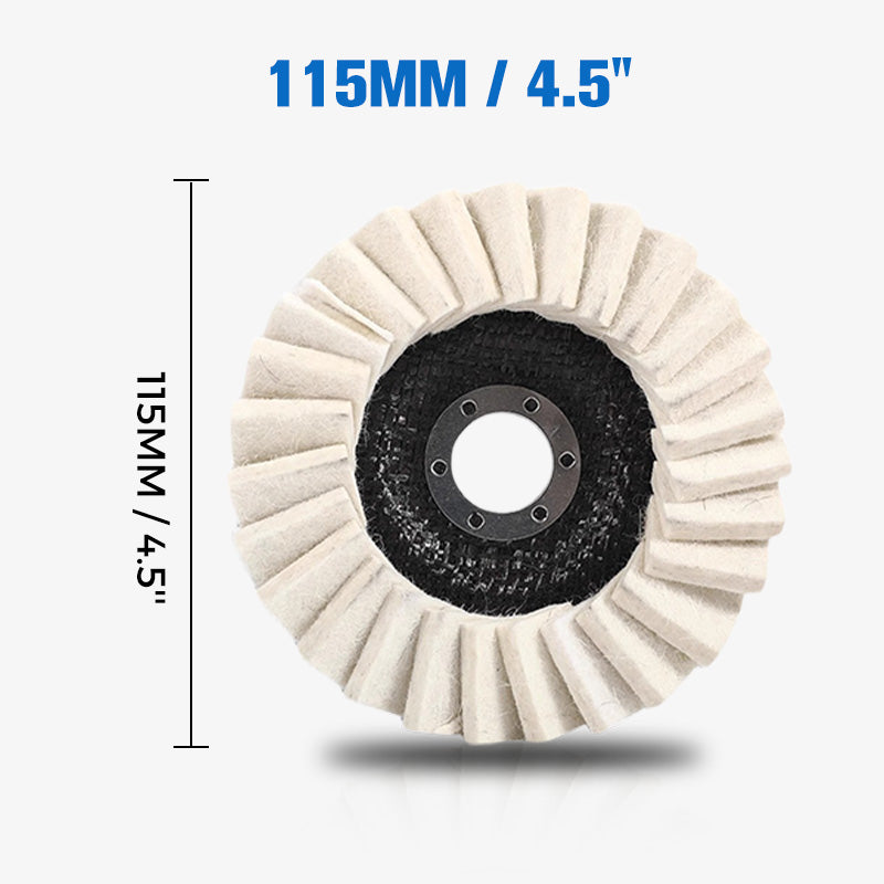 Wool Felt Polishing Disc Flap For Effective Surface Finishing