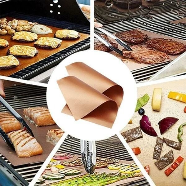 Cuttable Non-Stick BBQ Grill Mat For Easy Outdoor Cooking