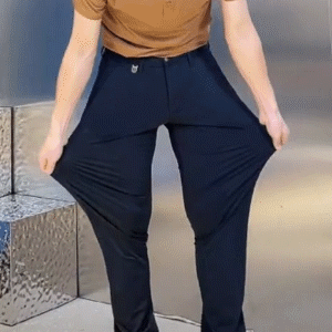 Men's Stretch Pants Classic Comfortable Fit Flexible Fabric