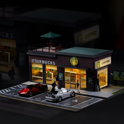 Urban Street Displays For Model Cars 164 Scale Miniature Scenes