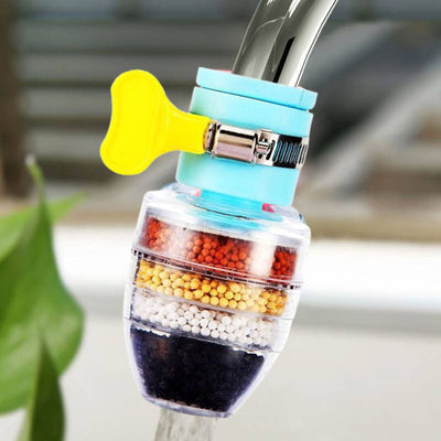 Rotating Splash Proof Water Saving Faucet Nozzle Filter