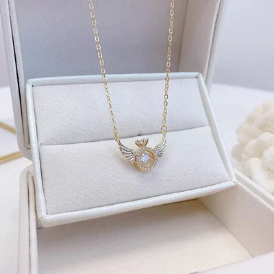 Angel Wings Necklace Elegant Pendant Jewelry For Women Gift
