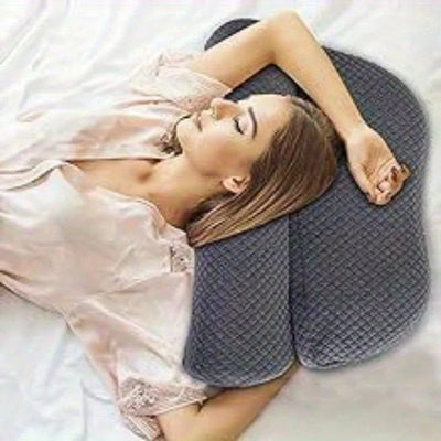 Memory Foam Neck Pillow Ergonomic Contoured Orthopedic Support