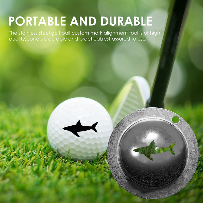 Stainless Steel Golf Ball Marker With Tin Cup Design