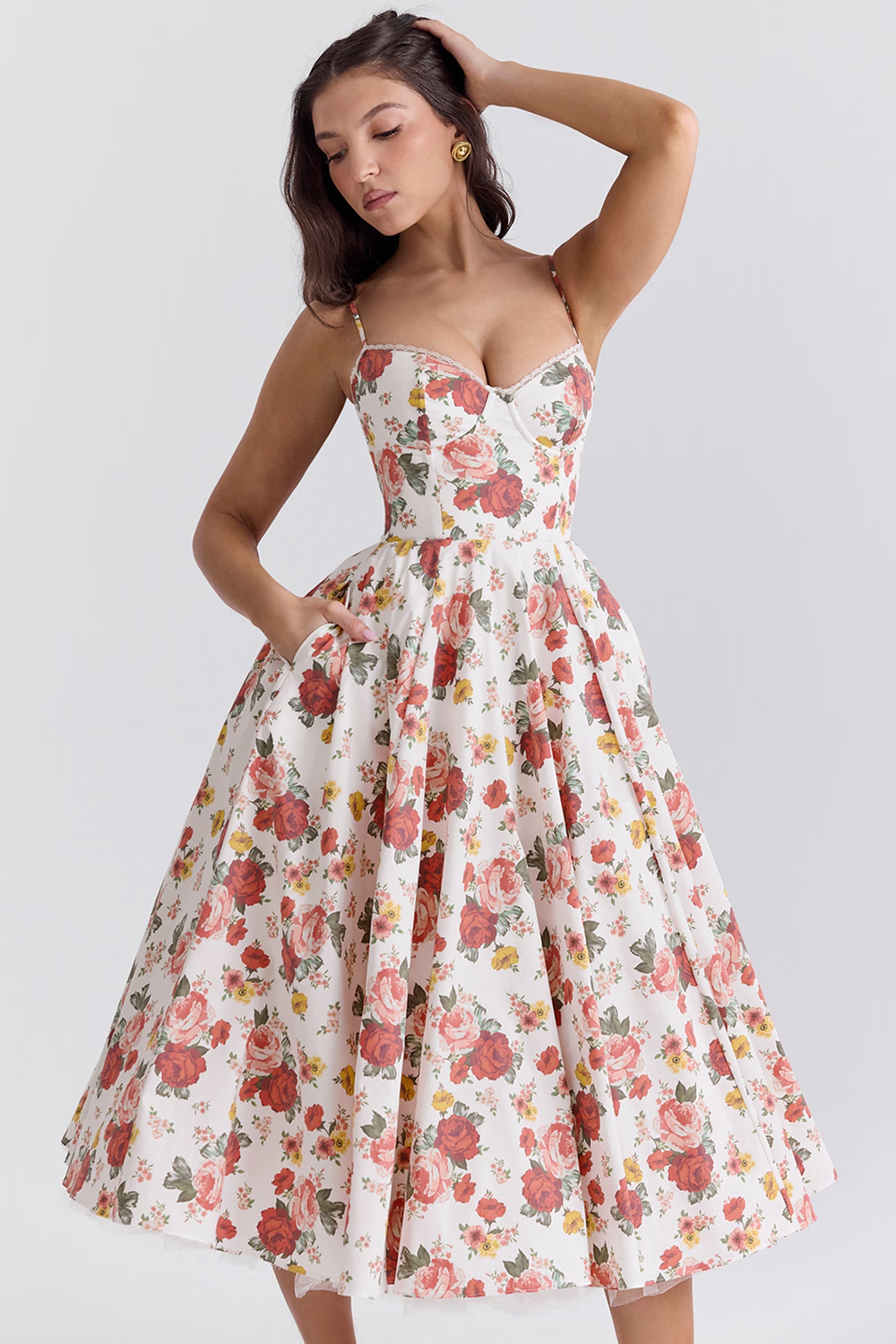 Sophie Luxury Long Dress Elegant Shaping Evening Gown