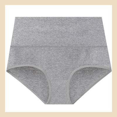 Women's High Waist Cotton Underwear Comfortable Lightweight Breathable