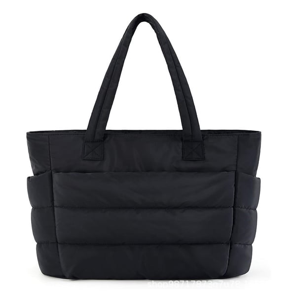 Lightweight Puffy Tote Bag Spacious Durable Everyday Carry Bag