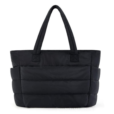 Lightweight Puffy Tote Bag Spacious Durable Everyday Carry Bag