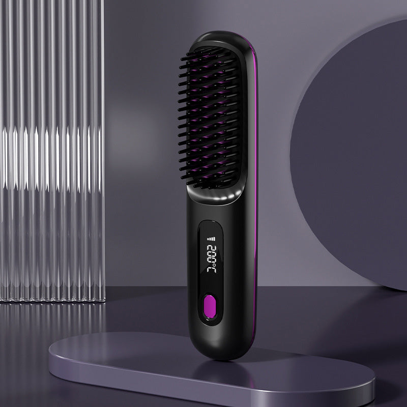 Wireless Hair Straightener Cordless Portable Fast Heating Styling Tool