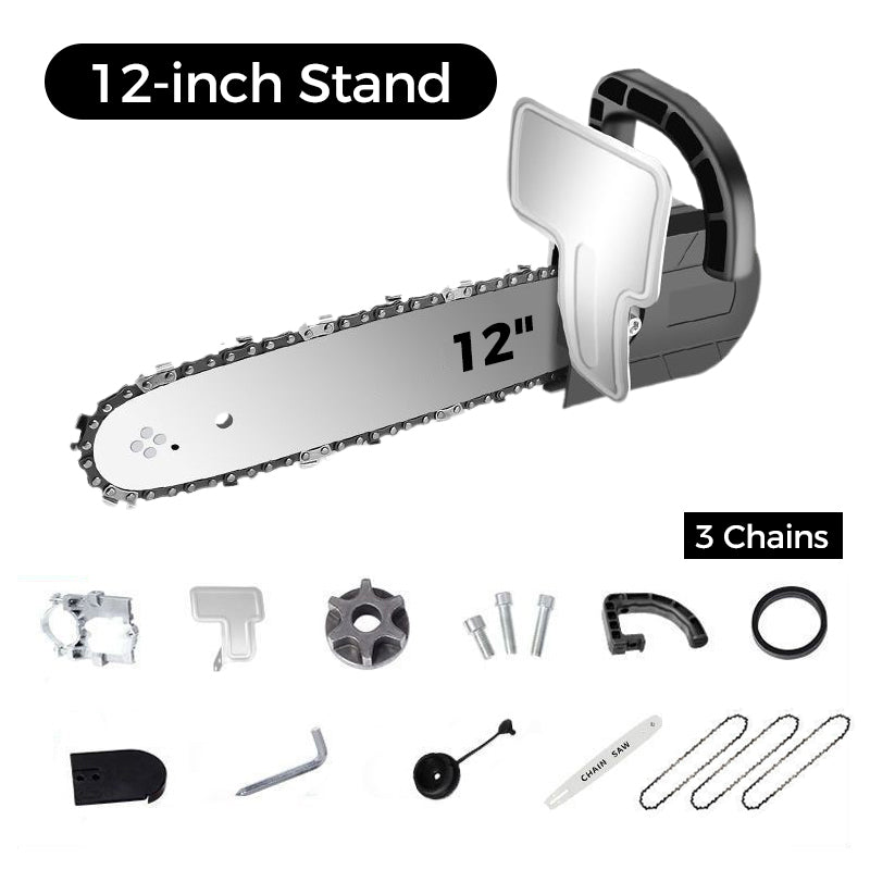 Electric Chain Saw Converter Attachment For Angle Grinder Tool