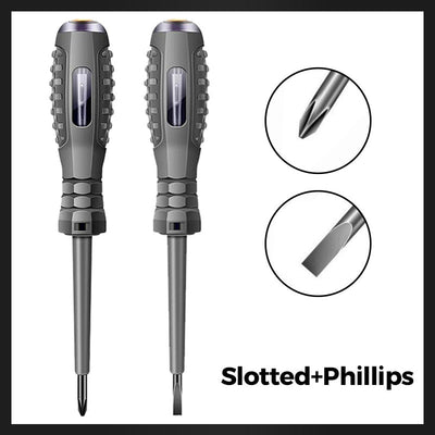 2-in-1 Magnetic Screwdriver With Strong Torque And Electricity Detector